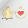 Fabricante de Accesorios de Joyería DIY de Flores en Stock, Accesorios de Colgantes Hechos a Mano en Forma de Corazón, Fabricante de Accesorios de Joyería DIY de Aleación