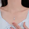 Collar de Falda de Concha para Mujer 2024 Nuevo Explosivo Gama Alta Retro Colgante Cadena Clavícula Lujo Ligero Nicho