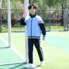 Conjunto de Uniforme Escolar para Ensino Médio, Jaqueta de Uniforme Escolar de Manga Longa para Ensino Fundamental, Moletom Esportivo Estudantil Estilo Faculdade, Uniforme Esportivo Estilo Faculdade