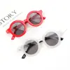 Gafas de sol redondas para niños de fábrica, gafas de sol retro de moda con combinación de colores, gafas de gel UV