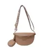 Conjunto de Duas Peças de Bolsas Femininas, Bolsa Sela, Nova Moda 2026 Bolsa de Ombro, Tendência de Moda Europeia e Americana Bolsa Transversal, Bolsa de Peito, Bolsa Casual