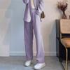 Traje delgado color púrpura taro para mujer, traje de ocio para oficinista, 2024, multicolor opcional, pantalones de traje transfronterizos