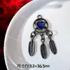 Accesorios de Estilo Oscuro Estilo Europeo y Americano Mariposa Negra Pistola Cruz de Rosa Colgante Pulsera de Cuentas DIY Collar