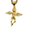 Colar de Anjo Dourado Clássico Religioso Quente Vendido Transfronteiriço Europeu e Americano Comércio Exterior