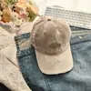 Gorra de Béisbol Bordada de Estilo Americano con Ala Ancha y Circunferencia de Cabeza Grande, Gorra de Béisbol de Mezclilla Lavada Vintage con Letras, Protección Solar Casual