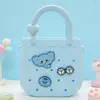 Venta Caliente Transfronteriza Bolsa de Silicona con Agujeros para Manualidades Caricatura Bolso de Playa para Niños Bolsa de Almacenamiento para Teléfono Móvil Venta Directa de Fábrica