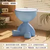 Mesita de Noche Creativa Mesa de Café Pequeña y Plana Apartamento Pequeño Hogar Sala de Estar Sofá de Diseñador Dormitorio Mesita de Noche de Plástico