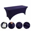 Cubierta de Mesa Impermeable Más Vendida Transfronteriza de Amazon 4 pies Transpirable Hotel Restaurante Banquete Mantel Elástico Engrosado