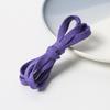 Cordones planos de poliéster de 8 mm en stock, cordones coloridos para sudaderas, pantalones, sombreros, zapatos de lona versátiles, cordones blancos