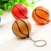 EPU espuma basquete chaveiro azul bola chaveiro esportes bola jóias pingente feriado brindes promocionais atacado