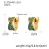 Pendientes Geométricos de Cruz en Forma de X con Circonita de Colores, Redondos, Exquisitos, Modernos, Sencillos, Versátiles, Elegantes para Mujer, Venta al por Mayor