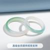 Pulsera de Calcedonia Mitad Montaña Mitad Agua Ágata de Montaña Lejana Brasileña Jingle Verde Aceite de Gama Alta Semilla de Hielo Alto Regalo para Mujer