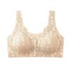 Sutiã de calcinha para mãe, meia-idade e idosos, sem costura, fivela frontal, colete, tamanho grande, sutiã sem fio de meia-idade para mulheres