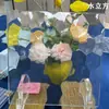 Vidro Ultrabranco Personalizado Sala de Estar Tela Temperada Parede Chapa Ondulada Relevo Ondulado Arte Porta e Janela Divisória de Banheiro