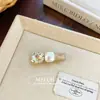 Pasador de Moda con Pedrería y Perlas, Pin Dulce y Elegante para Flequillo de Niñas, Accesorio para el Lado del Cabello para Mujeres, Estilo Coreano con un Toque de Alta Gama