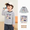 Ropa Infantil Panda Kaka Camiseta de Manga Larga con Dibujos Animados para Niños Ropa de Otoño para Niños Tops de Otoño para Niñas Ropa para Bebé