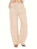 Roupas Femininas Plus Size Transfronteiriças Verão e Outono 2026 Novo Estilo Europeu e Americano Amazon Ebay Europeu e Americano Plus Size Solto Algodão e Linho Casual Vestido Longo
