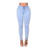 Jeans Franceses de Primavera e Outono de Alta Qualidade Europeus e Americanos Levanta-Bumbum Slim Roupa Feminina Calças Jeans de Boca Pequena Atacado