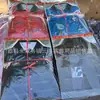 Chaqueta de plumas moderna estilo cartón con cuello de piel sintética, ropa de papel para quemar como ofrendas a los mayores, ropa de papel para el festival del 1 de octubre, ropa de papel para el Festival de la Temporada Fría