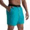 Calções de praia masculinos, calções de verão, calções de banho para spa, calções de natação, calções de quatro peças, dupla camada, tamanho grande, calças desportivas casuais impermeáveis.
