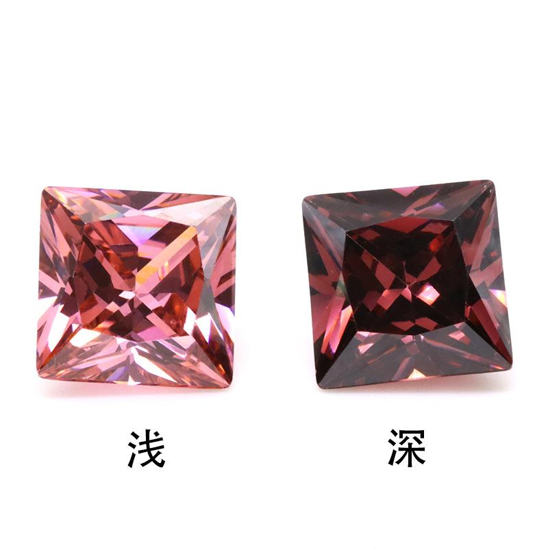 正方胭锆锆石