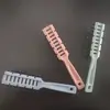 Salão de beleza costelas pente novo estilo secar cabelo pente de placa grande pente de costelas para massagem pente para cabelo cacheado para estudantes em casa