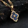 Nuevo Collar de Acero de Titanio de Trébol de Cuatro Hojas Personalidad Masculina Cadena Versátil para Clavícula Adorno para Collar Accesorios de Lujo Ligero de Alta Gama para Mujer