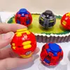 Giroscópio Criativo Vingadores Pequeno de Apertar e Soltar para Alívio do Estresse, Giroscópio de Apertar e Soltar Divertido de Alto Valor