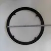 Plataforma Giratoria Hueca Silenciosa de 40 cm con Eje de Acero, Operación Silenciosa, Alfombrilla Antideslizante, 4 Pies Fijos, Plataforma Giratoria Hueca de Plástico Silenciosa