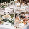 Marcadores de Lugar de Mesa 3D de Eucalipto Amazon, Cartões de Nome, Cartões de Assinatura para Festa de Casamento, Atacado para Comércio Exterior