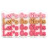 Cross-border Cartoon Pink Denim Series Hole Shoes Flower Shoe Buckle DIY Cute Cartoon Shoe Flower Shoe Buckle Acessórios em estoque