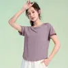 ! Ropa Deportiva Exterior para Mujer Camiseta de Fitness Ropa de Yoga Manga Corta Elástica Secado Rápido Ropa de Running Secado Rápido para Mujer Manga Corta Holgada