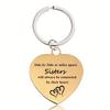 Colgante de llavero con letras, colgante de metal con la palabra 'amor', joyería europea y americana transfronteriza de acero inoxidable, llavero dorado con forma de corazón