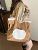 Bolso Retro de Ante de Gran Capacidad 2026 Transfronterizo para Mujer, Bolso de Hombro Versátil Bordado, Bolso Tote para Estudiante Universitario