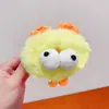 Lindo pasador de gato con lazo de cuadros, liga para el cabello, pasador de alta elasticidad para niños, diadema de mezclilla, accesorios para el cabello de dibujos animados