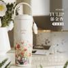 Taza de Hielo de Gran Capacidad de Acero Inoxidable 316 para Hombres y Mujeres, Termo Personalizable, Interior Cerámico de Aspecto Premium, Vaso de Agua Fría