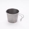Acero Inoxidable 304 Tazón Sierra Portátil para Exteriores Vajilla Utensilios de Cocina para Camping al Aire Libre Taza Sierra Portátil Taza de Té para Senderismo