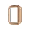 Adequado para Capa de Relógio Cravejada com Diamantes Xiaomi Band 10 Pro Capa Protetora Vazada com Diamantes de Uma Fila Xiaomi Band10Pro