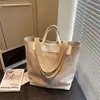 Bolso Casual de Gran Capacidad Transfronterizo para Mujer 2025 Nuevo Bolso de Mano Sencillo Personalizado de Ante Bolso Cruzado de Nicho