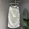 Falda Midi de Estilo Ropa de Trabajo con Cordón Inspirada en el Diseño para Mujer, Verano 2026, Delgada, Holgada, Casual, de Longitud Media, Adelgazante, que se Ajusta a la Cadera