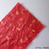 Papel Sombra Floral Rojo Pera de Nieve para Empaque de Flores, Decoración Festiva, Papel de Base para Relleno de Ramos, Materiales de Arte Floral