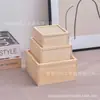 Caja de Madera Tipo Deslizante Caja de Almacenamiento de Madera Simple Joyería Decoración de Escritorio Adornos Caja para Empacar Regalos Caja de Madera Caja de Empaque de Madera