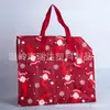 Bolsa de Mão Não Tecida à Prova d'Água e de Umidade de Natal Árvore de Natal Infantil Boneco de Neve Papai Noel Bolsa Tecida de Couro de Cobra