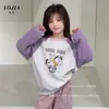 Sudadera para Niñas YOJIA 2026 Otoño Nueva Manga Raglán Infantil Dibujos Animados Jersey Manga Larga