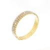 BZ1847 Pulsera Transfronteriza Europea y Americana Simple Elegante Súper Brillante Zirconia Pulsera Viento Frío Pulsera Nicho