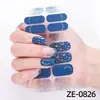 Pegatinas para Uñas Zhengxiang Calcomanías Impermeables para Uñas Transfronterizas Caricatura Simple Pegatinas Ins Película de Esmalte para Uñas sin Hornear Venta al por Mayor Iridiscente