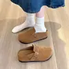 Zuecos sin cordones para mujer para uso en exteriores, estilo Birkenstock, nueva moda Primavera y Otoño 2025, Zapatos Birkenstock de suela gruesa que aumentan la altura para mujer
