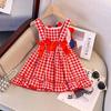 Vestido Lolita para Meninas Verão 2025 Vestido Princesa para Bebê Saia Lolita Infantil Tendência