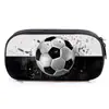 Estojo de Lápis Futebol Basquete Rugby Esportes Meninos Meninas Crianças Estampado Camada Única Caixa de Lápis Poliéster Bolsa de Papelaria Dropshipping