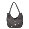 Heng Geng Novo Estilo Exquisito Fashionável Grande Capacidade para o Dia a Dia Bolsa de Ombro Casual Fofa Bolsa Tote Simples Versátil